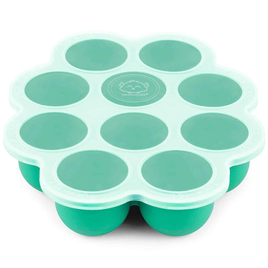 KeaBabies Prep Silicone Food Tray - Alpine Green.