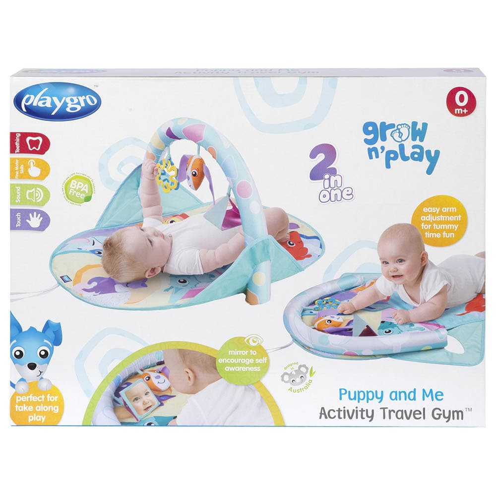 Playgro Puppy and Me Activity Travel Gym.