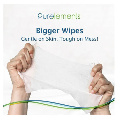 Purelements 99.9% Pure Water Wipes - Pack of 12 (768 Wipes)