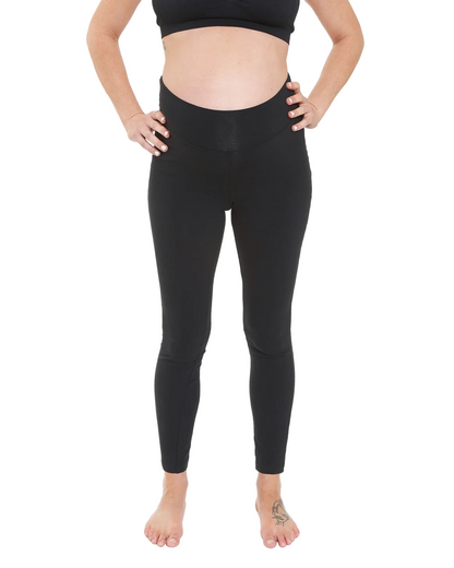 Ripe Maternity Organic Essential Leggings (Black, Small)