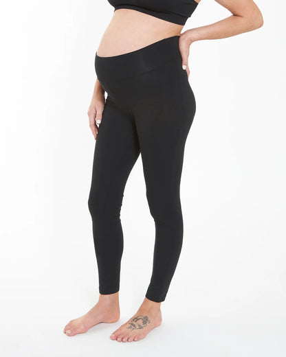 Ripe Maternity Organic Essential Leggings (Black, Small)