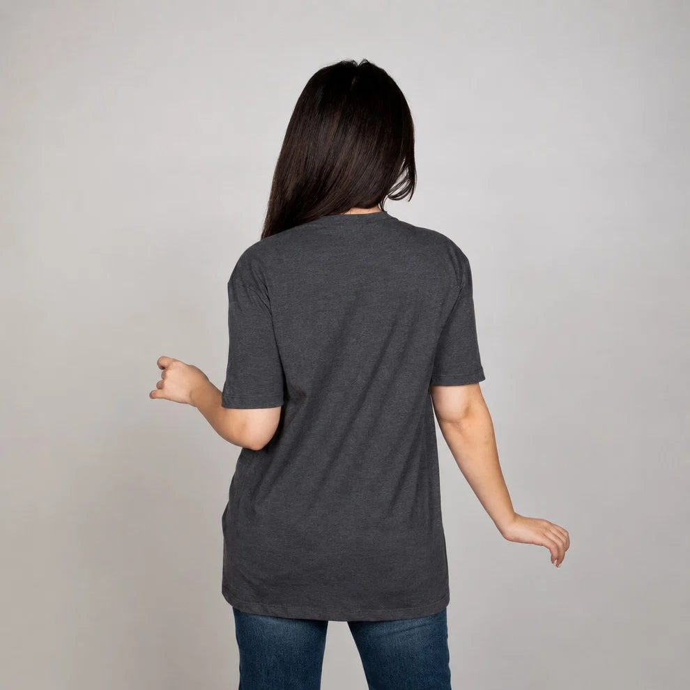 Become a Mom T-Shirt (Charcoal Meeza, Medium)