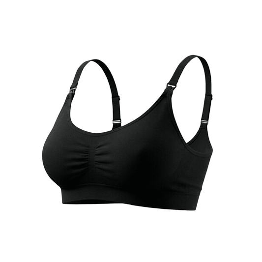 Ripe Maternity Seamless Nursing Bra (Black)