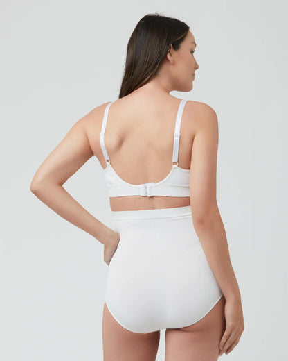 Ripe Maternity Seamless Nursing Bra (White, Large)