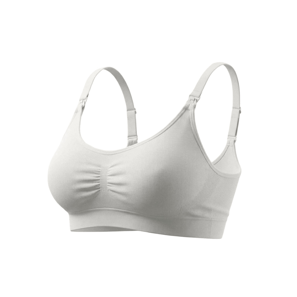 Ripe Maternity Seamless Nursing Bra (White)