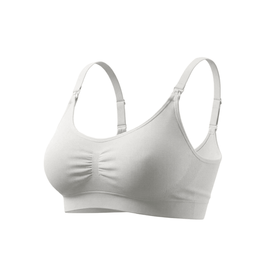 Ripe Maternity Seamless Nursing Bra (White)