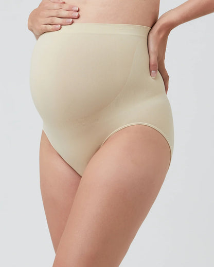 Ripe Maternity Seamless Briefs (Natural, Medium)