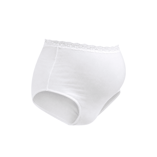 Ripe Maternity Organic Cotton Full Briefs (White)
