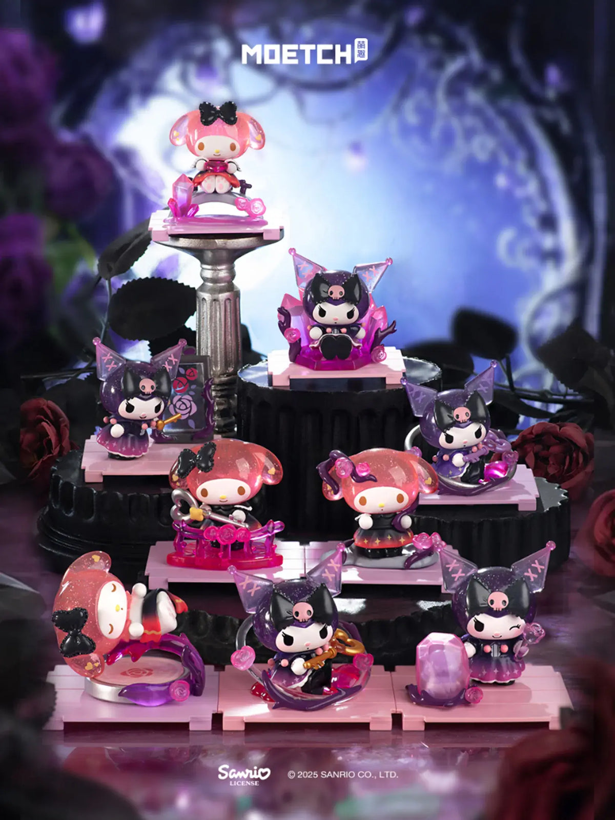 Hello Kitty - My Melody & Kuromi Floral Secret Realm Series Mini Box Pro Blind Box