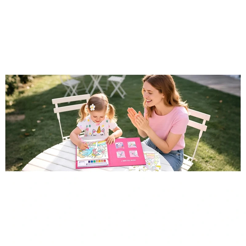 JoyCat New Unicorn Watercolor Painting Book – Magical Pony