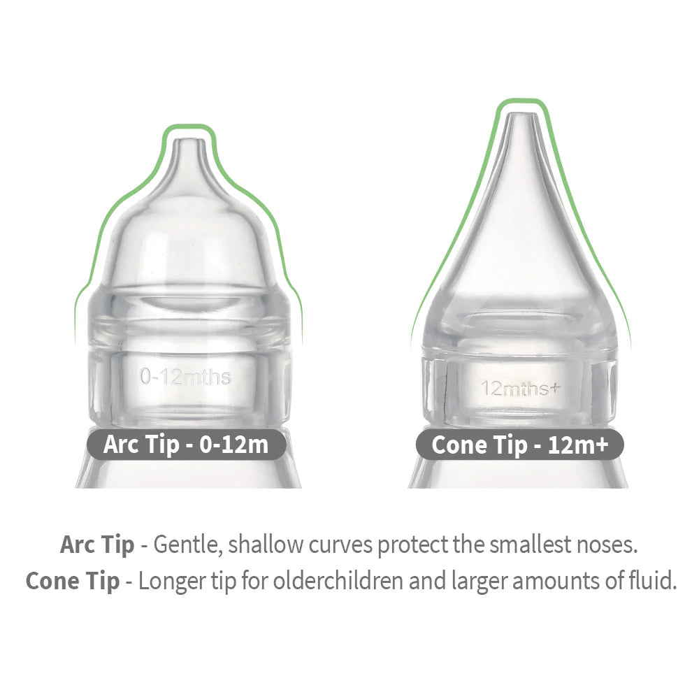 Haakaa Easy Silicone Nasal Snot Aspirator (2 Tips)