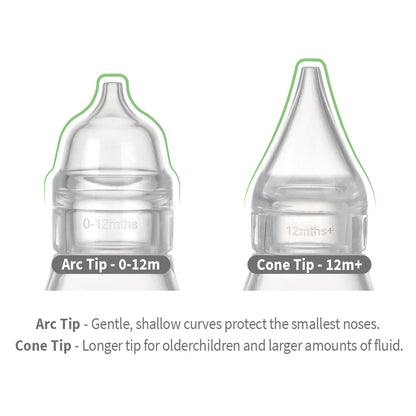 Haakaa Easy Silicone Nasal Snot Aspirator (2 Tips)