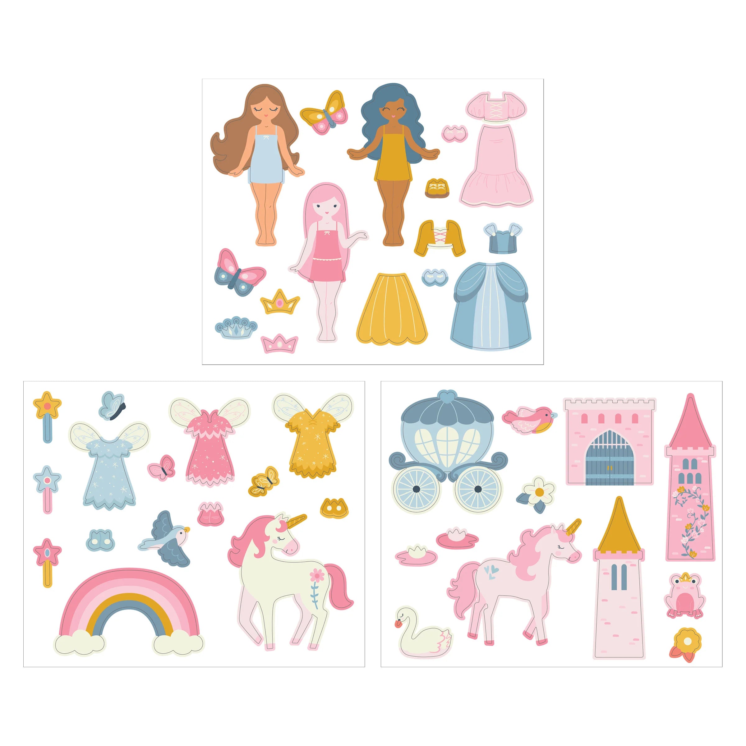 Stephen Joseph Magnetic Play Sets, Princess