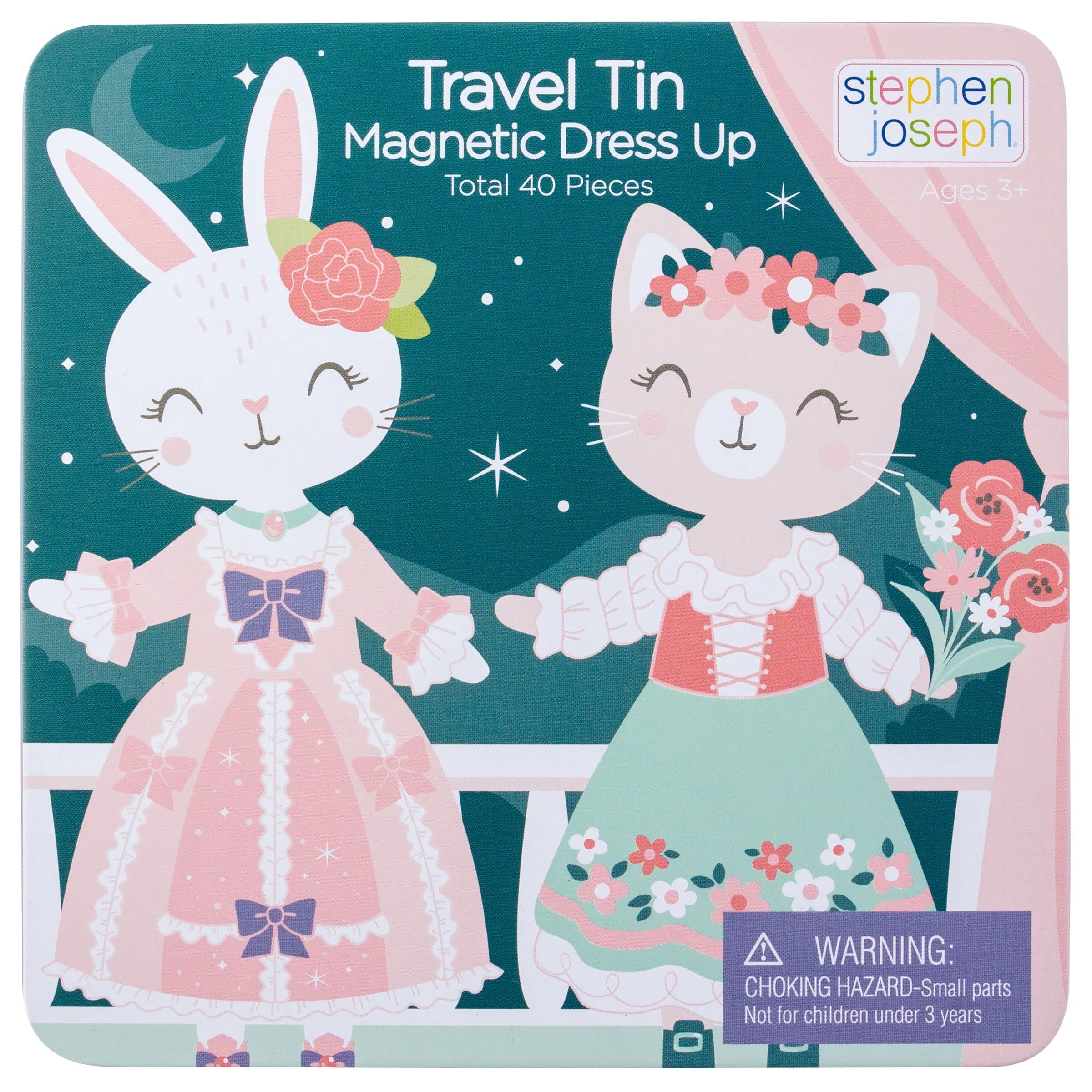 Stephen Joseph Magnetic Dress Up Doll Travel Tin