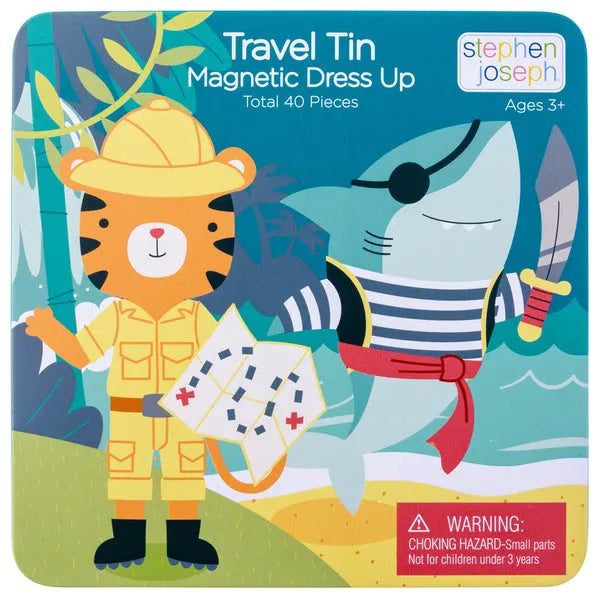 Stephen Joseph Magnetic Dress Up Doll Travel Tin