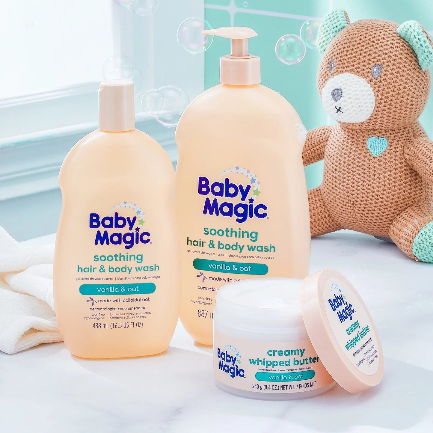 Baby Magic Creamy Whipped Butter Vanilla Oat (240g)