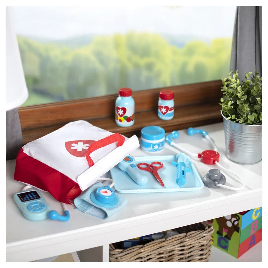 Melissa & Doug - Get Well Doctor's Kit Play Set - 25 Pcs - Multicolor