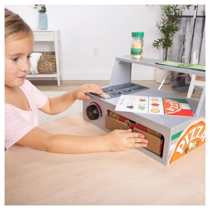 Melissa & Doug - Top & Bake Pizza Counter - 34 Pcs - Multicolor