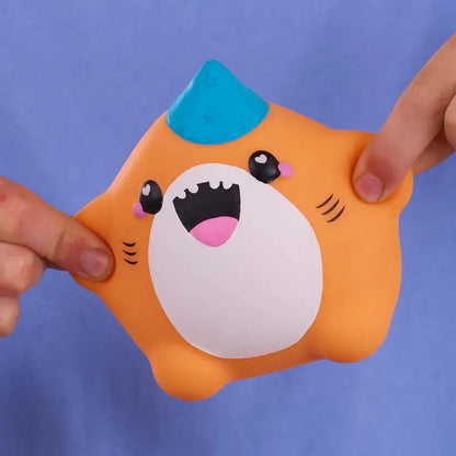Smooshzees - Cutezees Sandi Shark Super Soft Cuddly & Squishy Toy - Orange