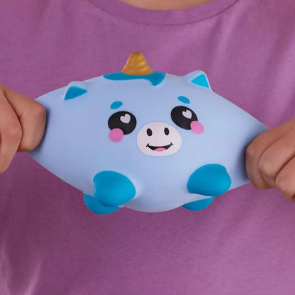 Smooshzees - Luvzees Boltz Unicorn Super Soft Cuddly & Squishy Toy - Blue