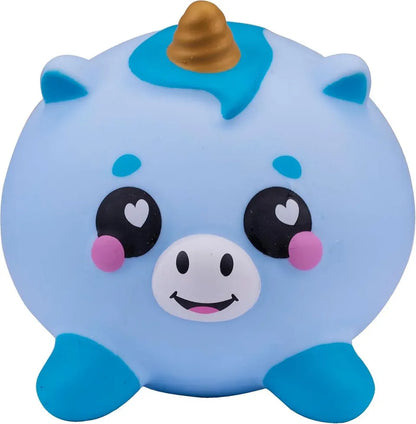Smooshzees - Luvzees Boltz Unicorn Super Soft Cuddly & Squishy Toy - Blue