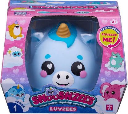 Smooshzees - Luvzees Boltz Unicorn Super Soft Cuddly & Squishy Toy - Blue