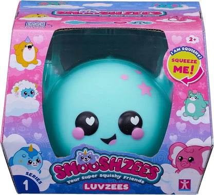 Smooshzees - Luvzees Noodle Axolotl Super Soft Cuddly & Squishy Toy - Blue