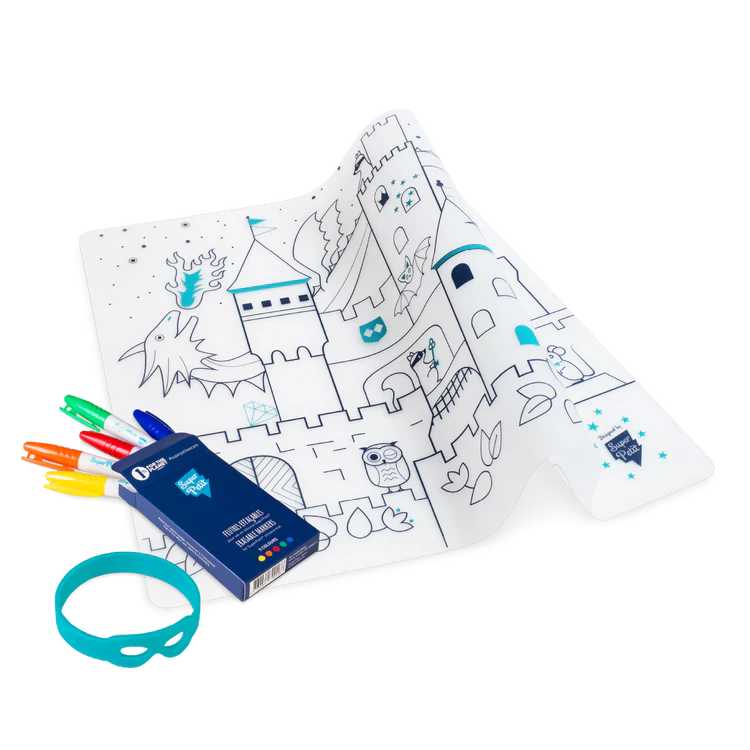 Super Petit Colouring Playmat Artiste Collection