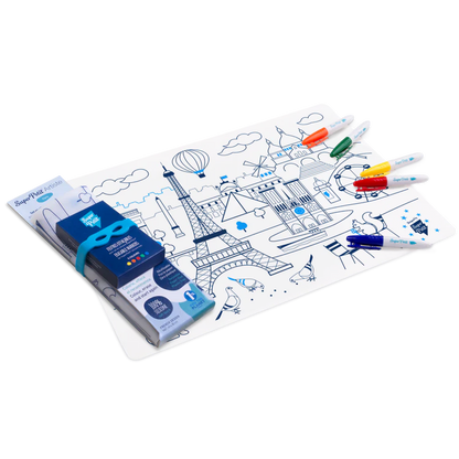 Super Petit Colouring Playmat Artiste Collection