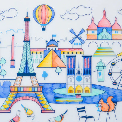 Super Petit Colouring Playmat Artiste Collection