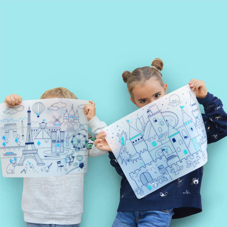 Super Petit Colouring Playmat Artiste Collection