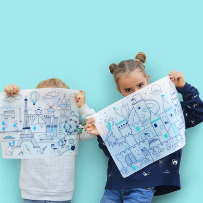 Super Petit Colouring Playmat Artiste Collection