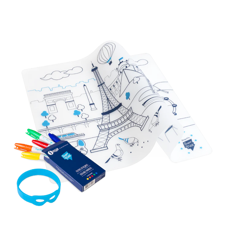 Super Petit Colouring Playmat Artiste Collection
