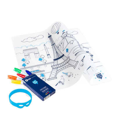 Super Petit Colouring Playmat Artiste Collection