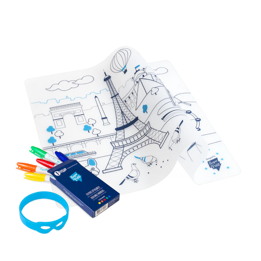 Super Petit Colouring Playmat Artiste Collection