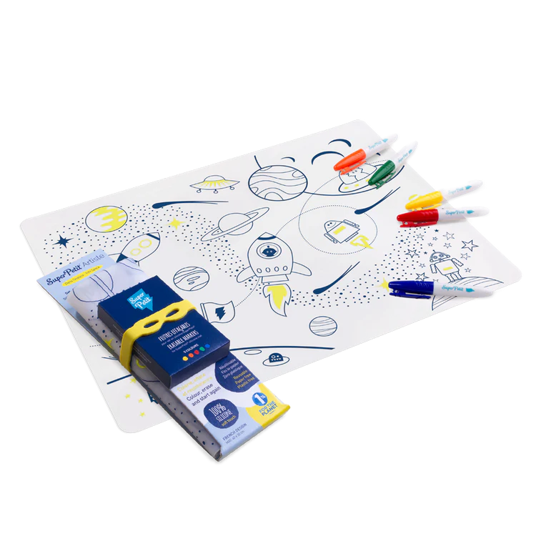 Super Petit Colouring Playmat Artiste Collection