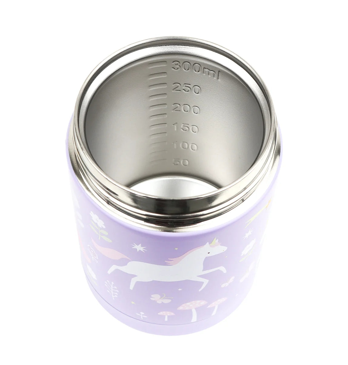 A Little Lovely Company Double Wall Insulated Food Jar (300ml, Unicorn Dreams)