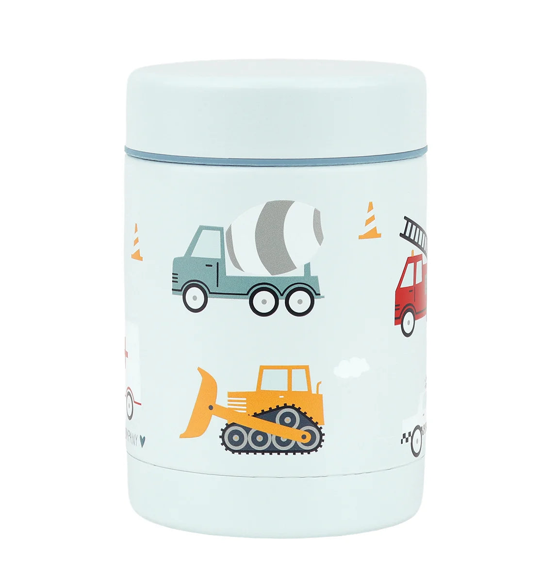A Little Lovely Company Double Wall Insulated Food Jar (300ml, Vehicles)
