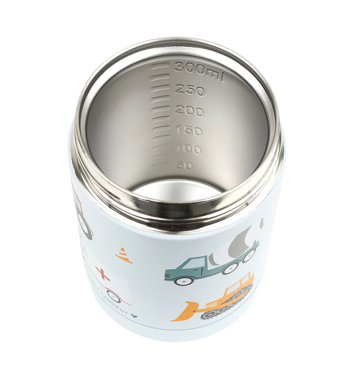 A Little Lovely Company Double Wall Insulated Food Jar (300ml, Vehicles)