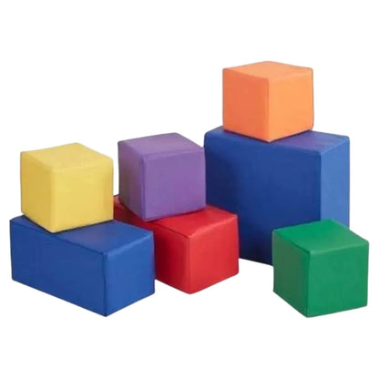 Soft Play - Big Foam Building Blocks Set - 7 Pieces