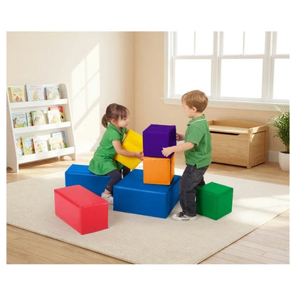 Soft Play - Big Foam Building Blocks Set - 7 Pieces