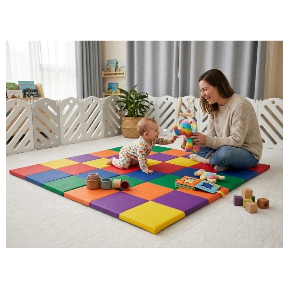 Soft Play - Activity Mat 4Fold - PU Leather + EPE Foam