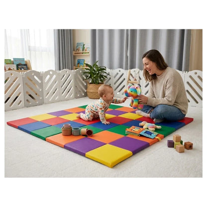 Soft Play - Activity Mat 4Fold - PU Leather + EPE Foam