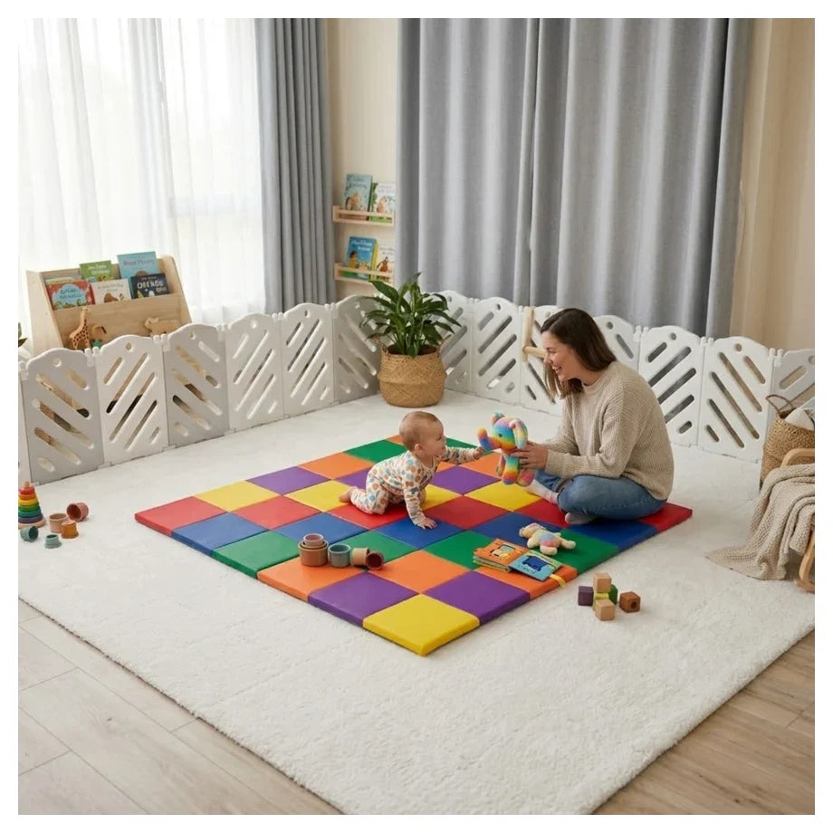Soft Play - Activity Mat 4Fold - PU Leather + EPE Foam