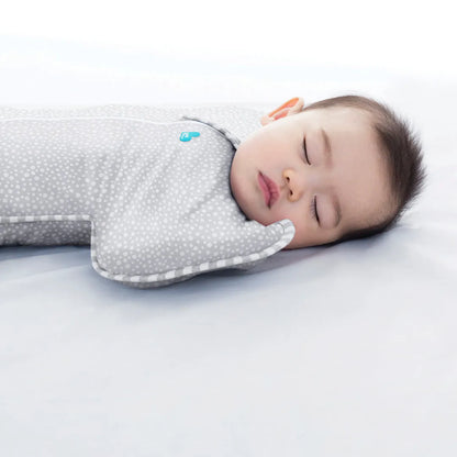 Love to Dream Swaddle Up من الخيزران الأصلي - نقشة موجة ونقاط (رمادي)