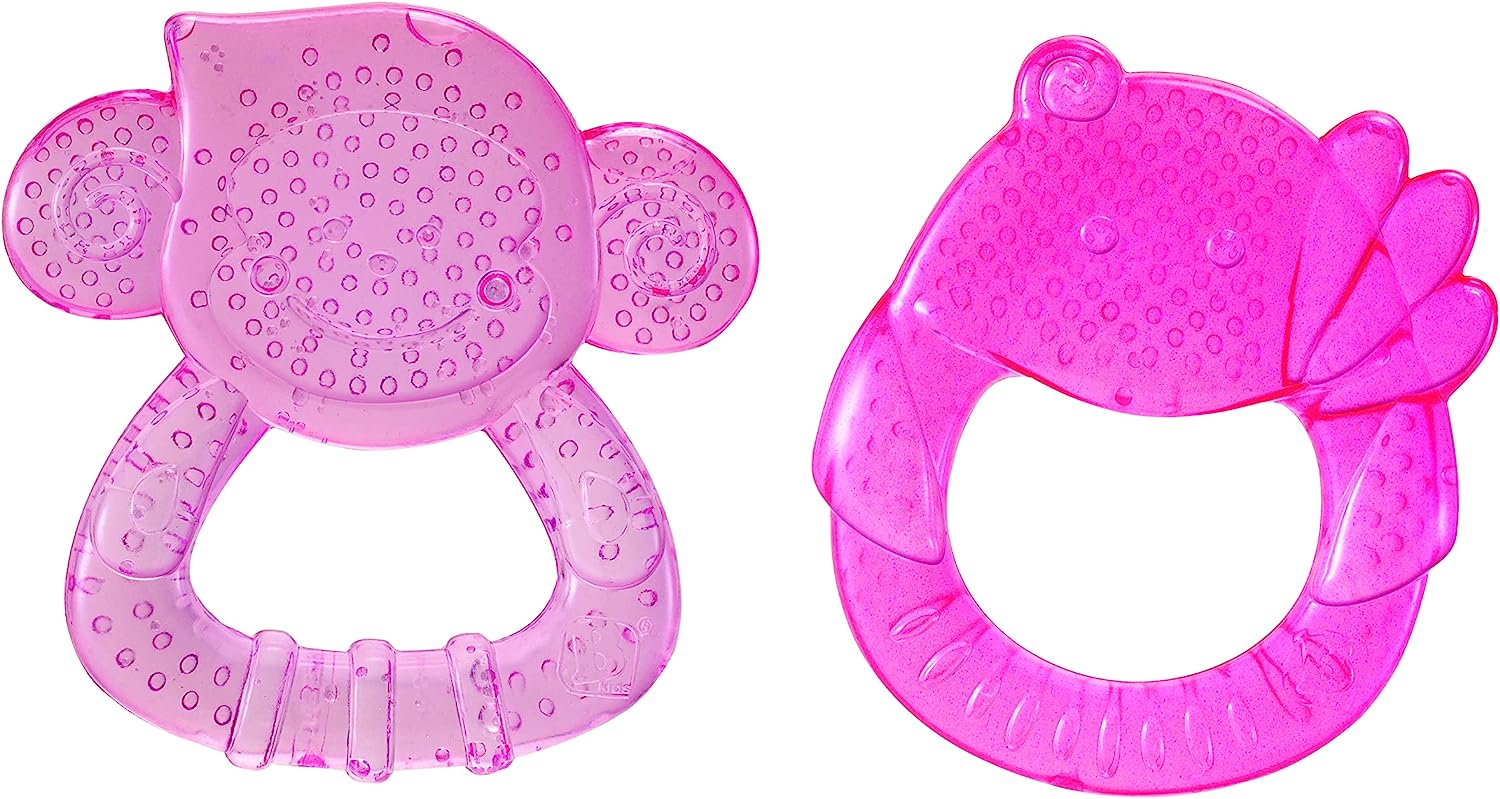 Infantino Safari Teething Pals - Pink.