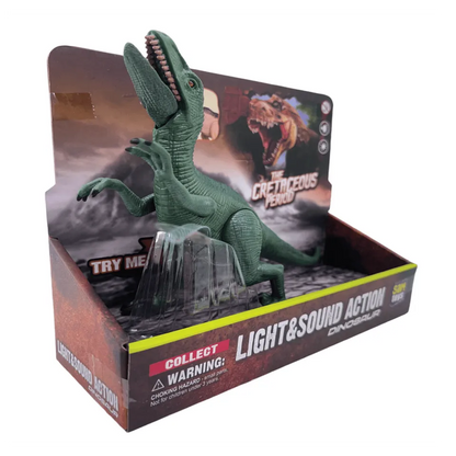 SAM Toys - Press & Play Simulation Velociraptor