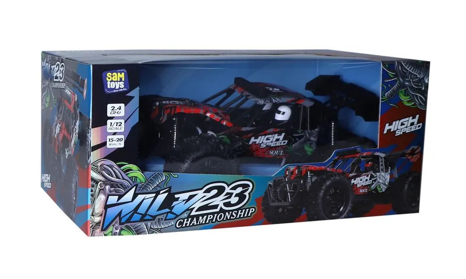 Sam Toys Wild 23 Championship 1:12 RC Car – Red