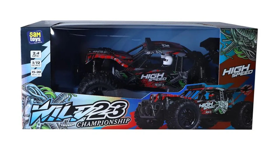 Sam Toys Wild 23 Championship 1:12 RC Car – Red