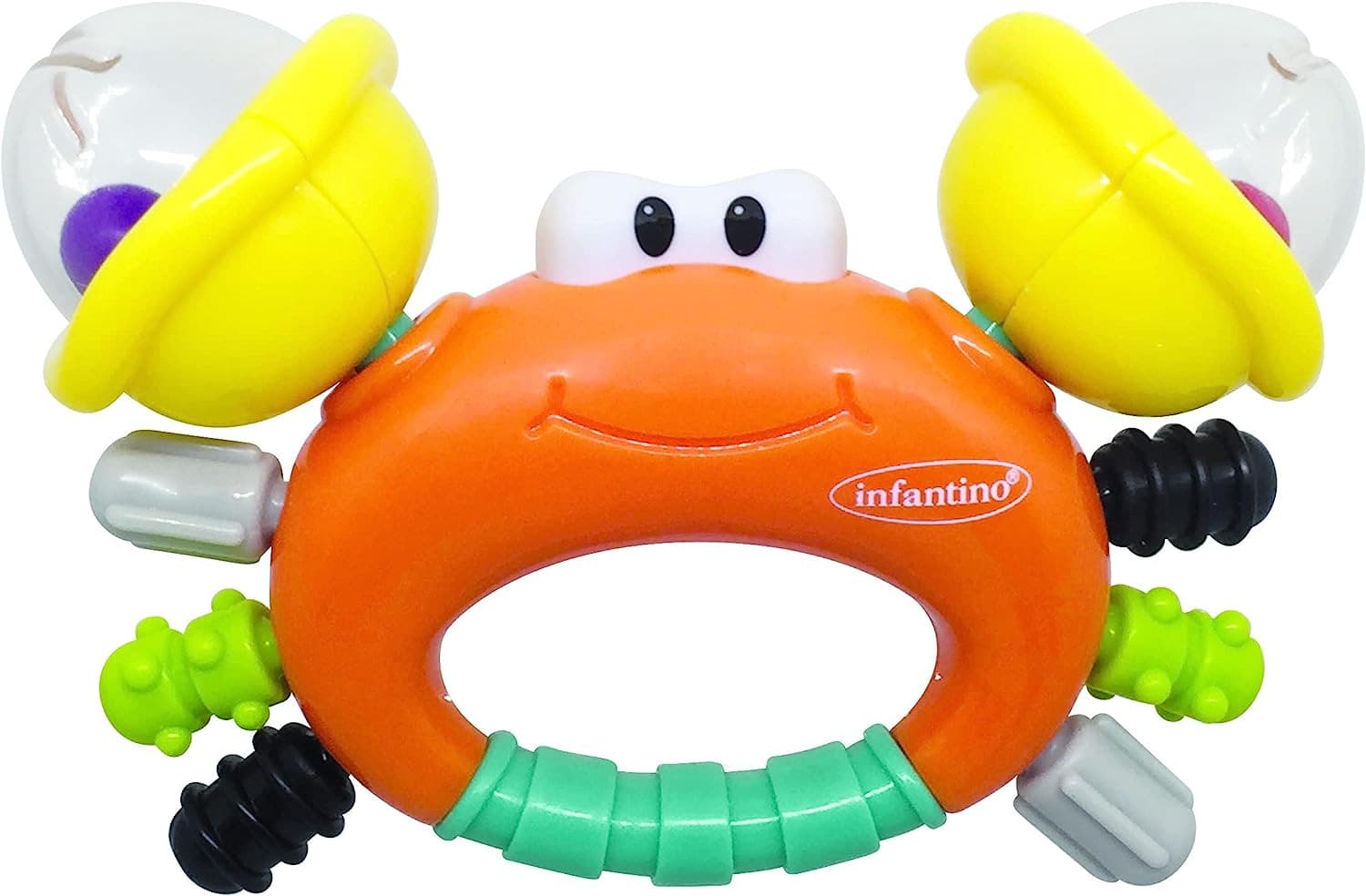 Infantino Sand Crab Rattle & Teether.